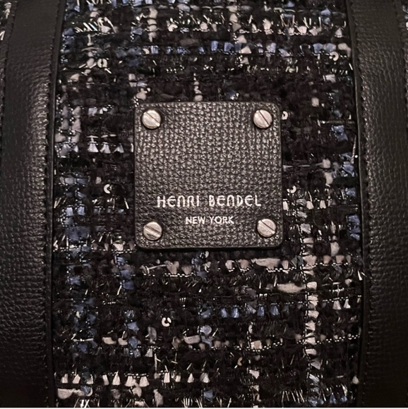 Henri Bendel Jet Setter Tweed Convertible Backpack Crossbody Bag NEW No Callouts - Picture 10 of 12